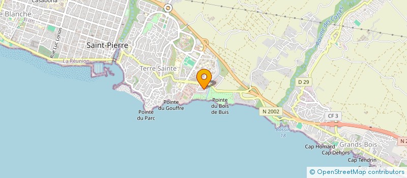 localisation de l'entreprise YOGA PROFESSIONNEL POUR TOUS à SAINT-PIERRE