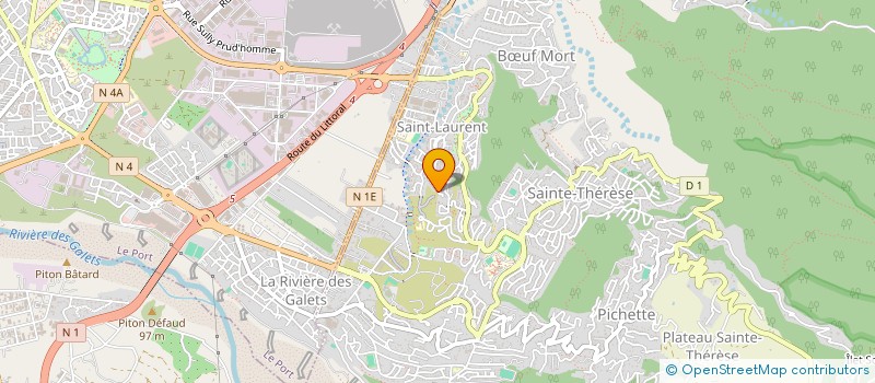 localisation de l'entreprise YOGA R' à LA POSSESSION