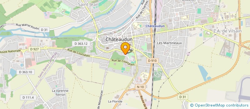 localisation de l'entreprise YOGA RELAXATION MIEUX ETRE à CHATEAUDUN