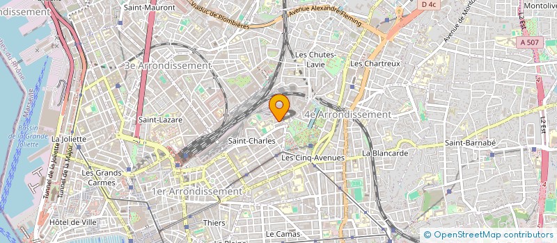 localisation de l'entreprise YOGA & SANTE - MARSEILLE  MARSEILLE