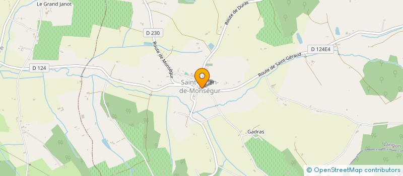 localisation de l'entreprise YOGA SEGUR  COURS-DE-MONSEGUR