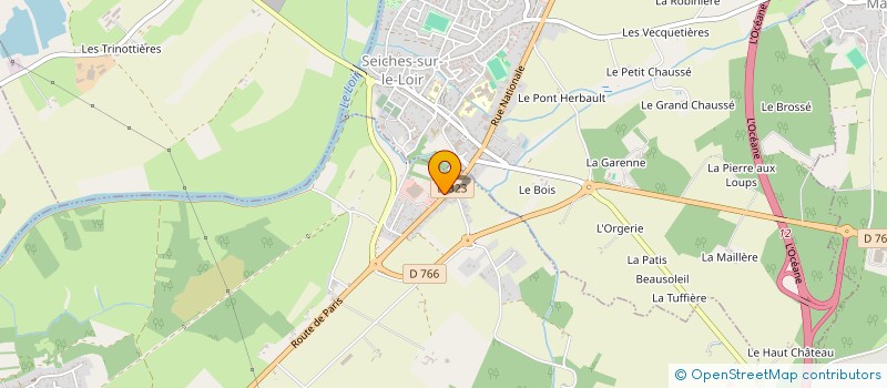 localisation de l'entreprise YOGA SOHAM LOIRE LAYON  MAZE-MILON