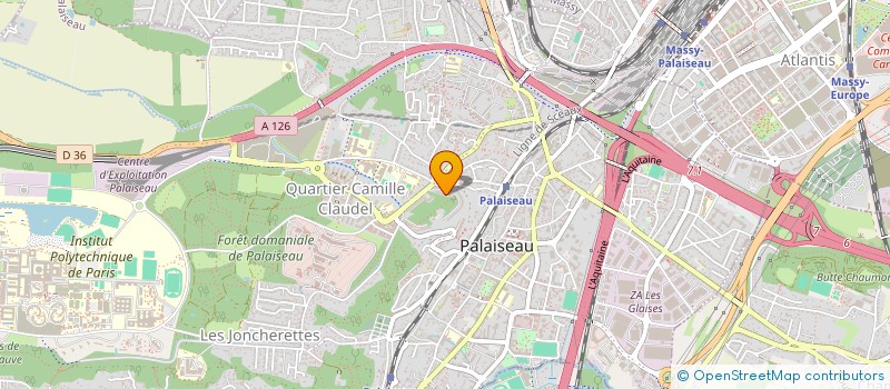 localisation de l'entreprise YOGA SOPHRO à PALAISEAU