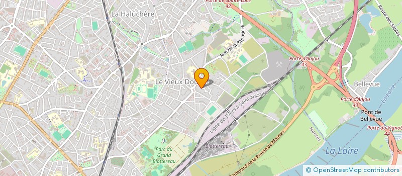 localisation de l'entreprise YOGA SOURCE à NANTES