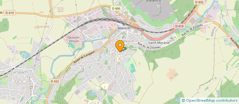 localisation de l'entreprise YOGA STUDIO BY KAT  ALTKIRCH