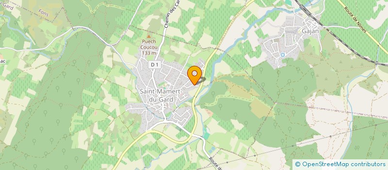 localisation de l'entreprise YOGA SYNERGIE  SAINT-MAMERT-DU-GARD