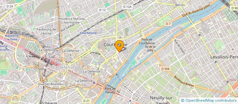 localisation de l'entreprise YOGA TODA à COURBEVOIE