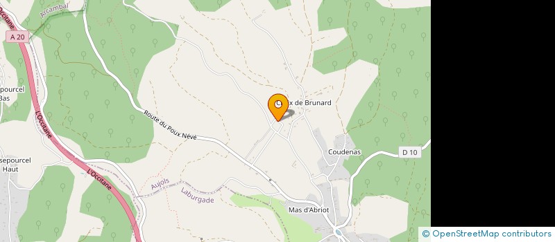 localisation de l'entreprise YOGA UN TEMPS POUR SOI  AUJOLS