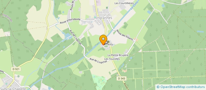 localisation de l'entreprise YOGA VEDA SANTE à INGRANNES