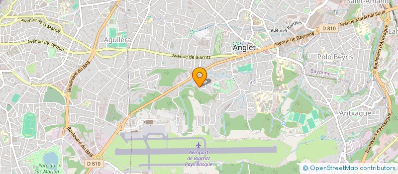 localisation de l'entreprise YOGABERRY OM  ANGLET