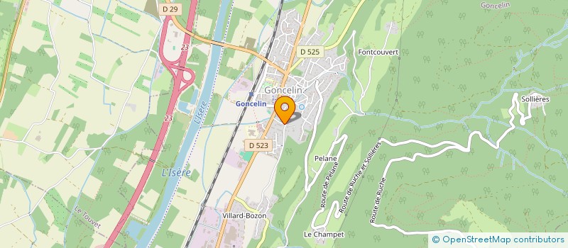 localisation de l'entreprise YOGAHIMSA  GONCELIN