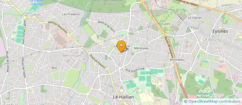 localisation de l'entreprise YOGAKINESIO à LE HAILLAN