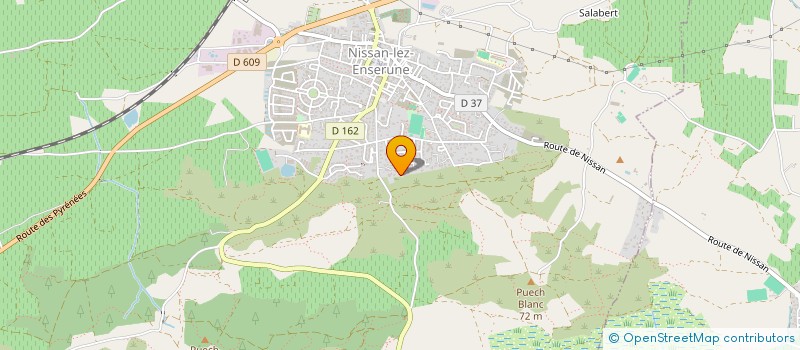 localisation de l'entreprise YOGAMICALE  NISSAN-LEZ-ENSERUNE