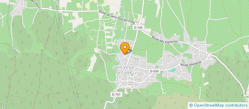 localisation de l'entreprise YOGAMINS  SAINT-VICTOR-LA-COSTE