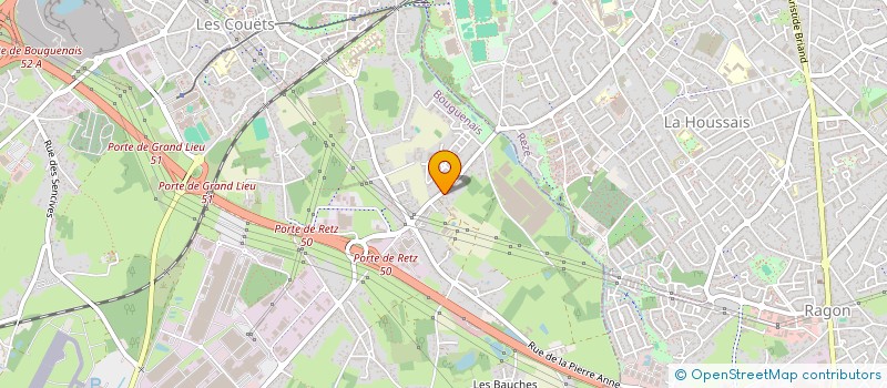 localisation de l'entreprise YOGAN à BOUGUENAIS