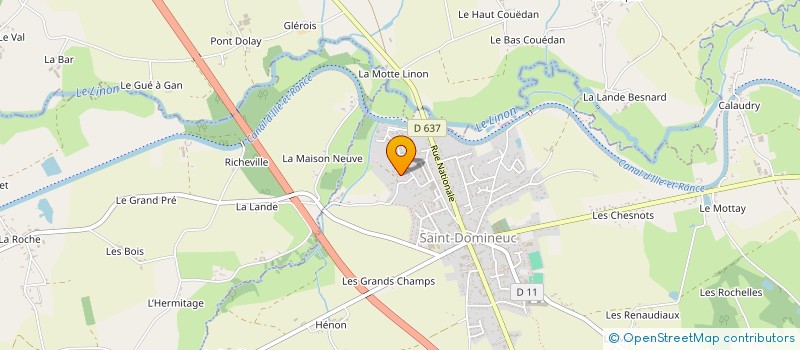 localisation de l'entreprise YOGAPERO  SAINT-DOMINEUC