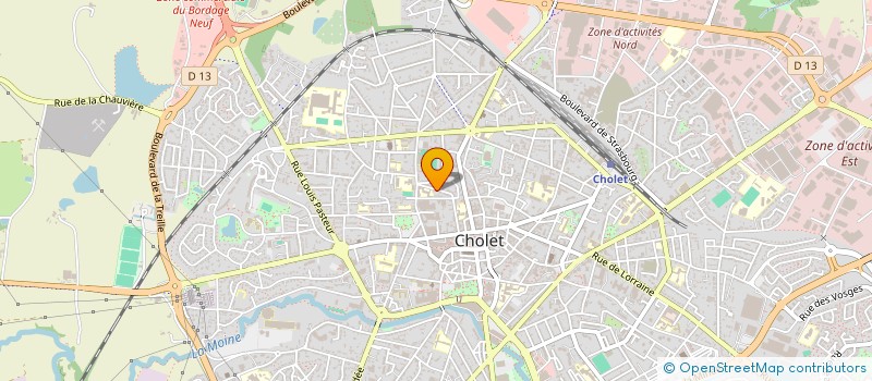 localisation de l'entreprise YOGARMONIE à CHOLET