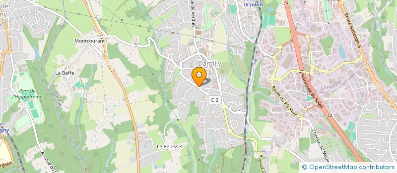 localisation de l'entreprise YOGASHALA  DARDILLY