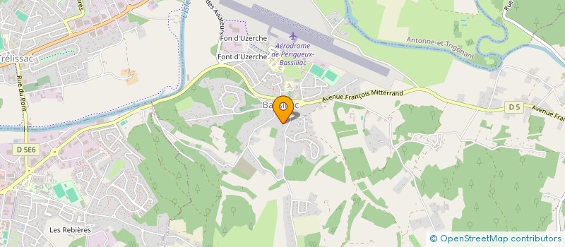 localisation de l'entreprise YOGASPHALTE  BASSILLAC ET AUBEROCHE