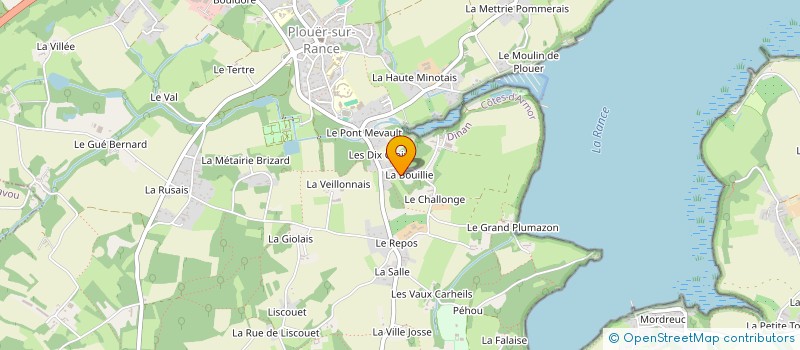 localisation de l'entreprise YOGAZEN-PLOUER à PLOUER-SUR-RANCE