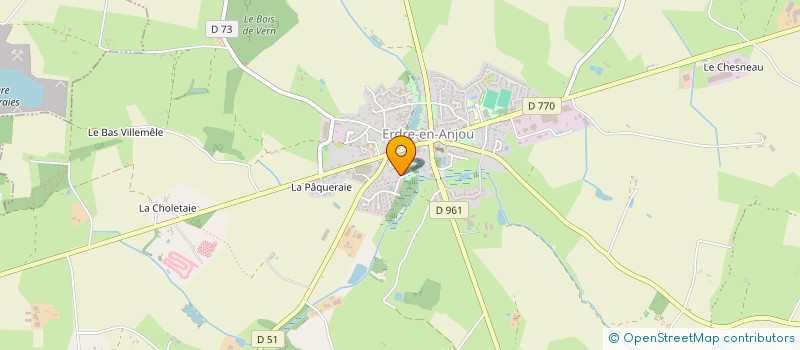 localisation de l'entreprise YOGEDI  ERDRE-EN-ANJOU