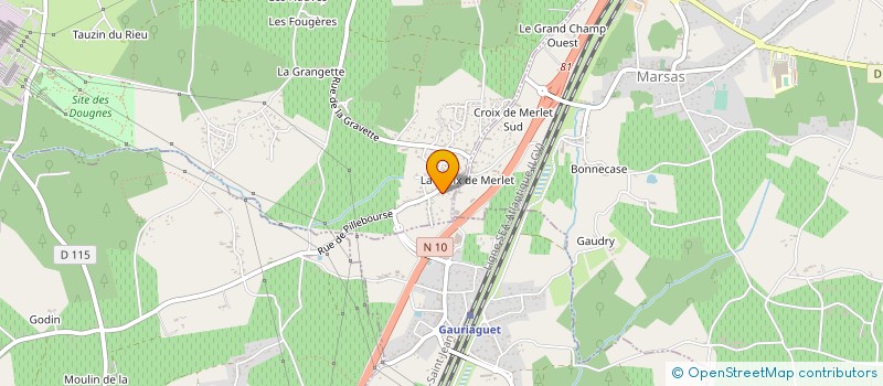 localisation de l'entreprise YOGI  CUBNEZAIS