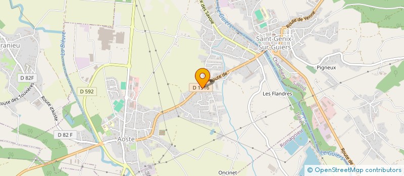 localisation de l'entreprise YOGILATE GYM POUR TOUS  AOSTE