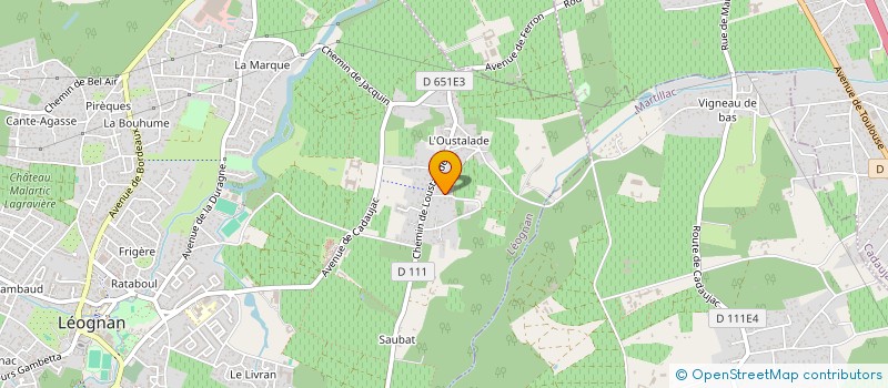 localisation de l'entreprise YOGILIFE  LEOGNAN