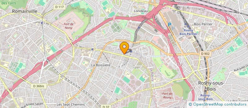 localisation de l'entreprise YOGIMIND ( YM )  MONTREUIL