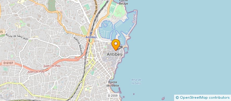 localisation de l'entreprise YOGO 2 à ANTIBES