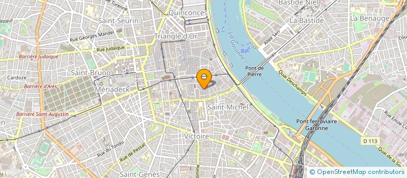 localisation de l'entreprise YOGO à BORDEAUX
