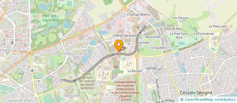 localisation de l'entreprise YOGOKO à CESSON-SEVIGNE