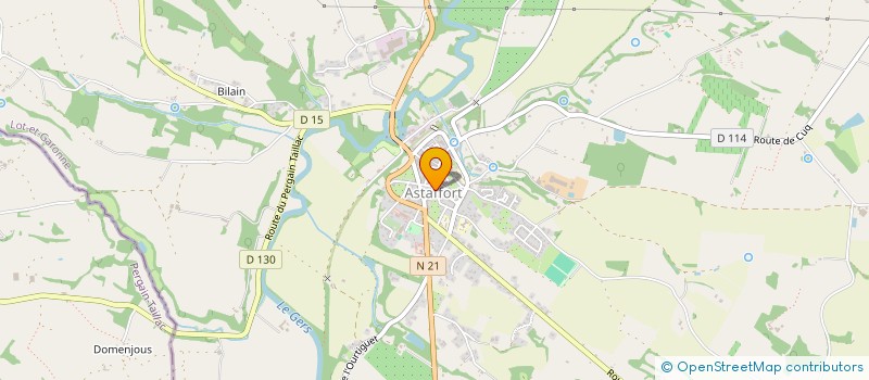 localisation de l'entreprise YOGOON  ASTAFFORT