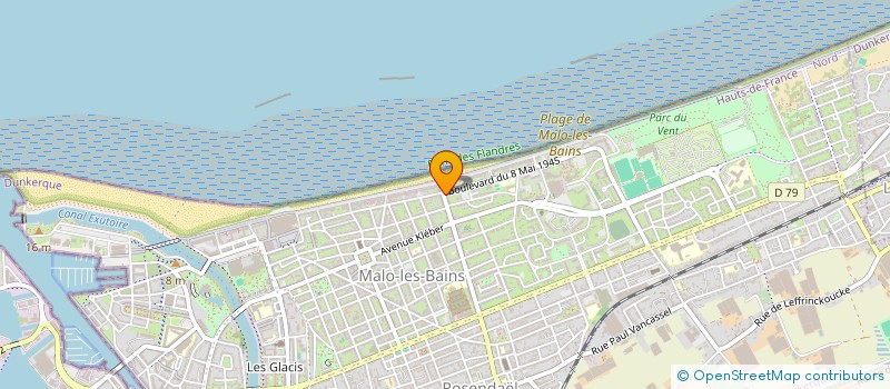 localisation de l'entreprise YOHAN à DUNKERQUE