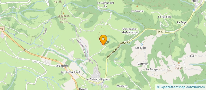 localisation de l'entreprise YOHANN BOSQUE  CONQUES-EN-ROUERGUE