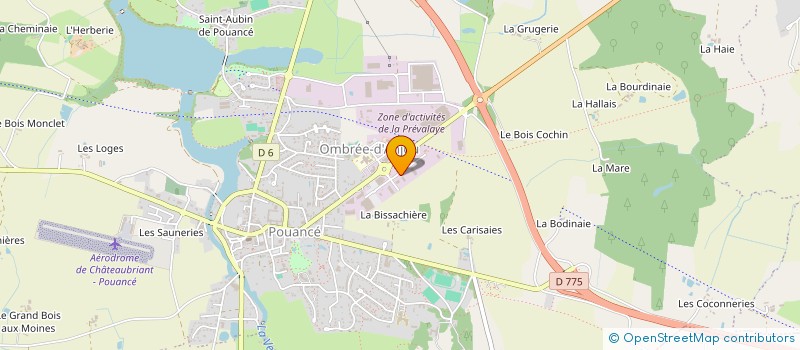 localisation de l'entreprise YOHANN BUCHER à OMBREE D'ANJOU