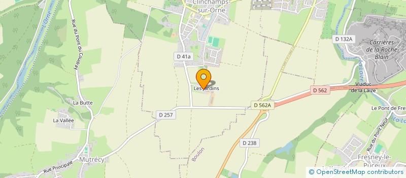 localisation de l'entreprise YOHANN DUPUY  LAIZE-CLINCHAMPS