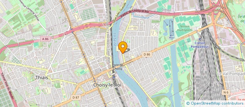 localisation de l'entreprise YOHANN ELHADAD STUDIO à CHOISY-LE-ROI