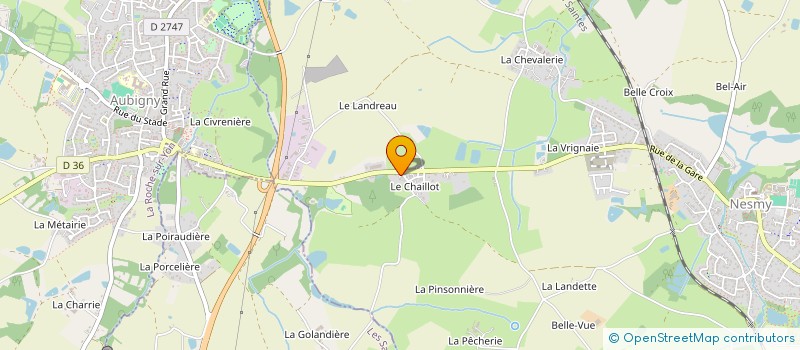 localisation de l'entreprise YOHANN PETIT à NESMY