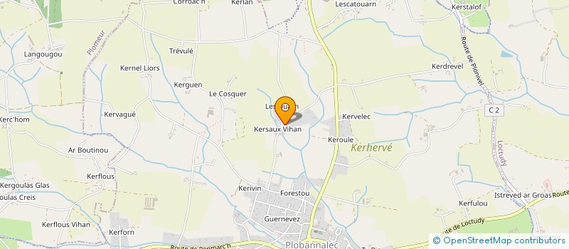 localisation de l'entreprise YOHANN POITOU  PLOBANNALEC-LESCONIL
