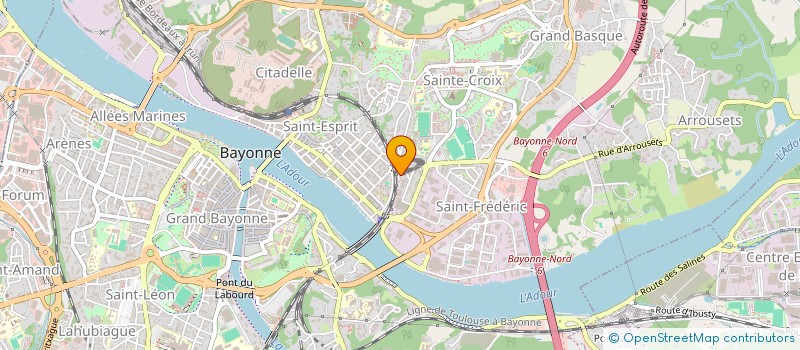localisation de l'entreprise YOHE PRO à BAYONNE