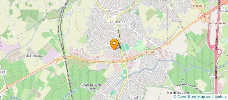 localisation de l'entreprise YOHERA à TOULOUGES
