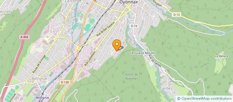 localisation de l'entreprise YOJEME à OYONNAX