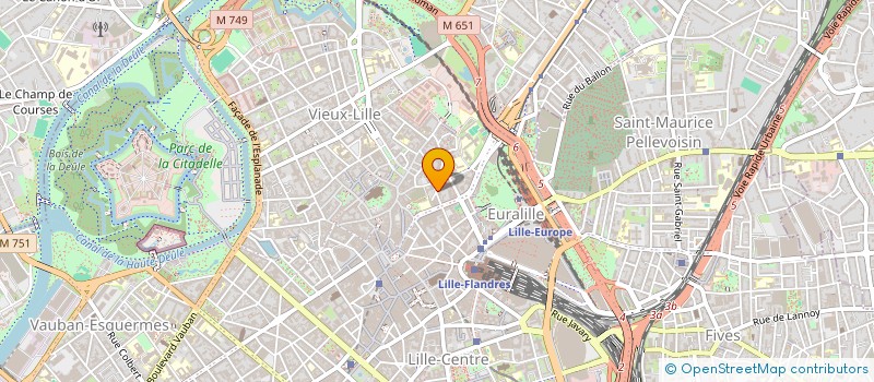localisation de l'entreprise YOKA INVEST à LILLE