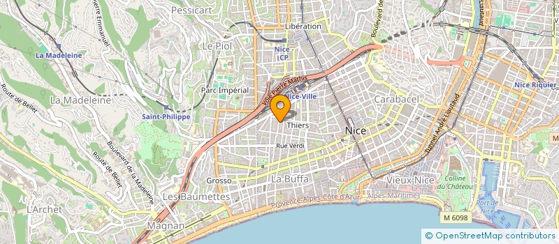 localisation de l'entreprise YOKAI : LA BOITE A MONSTRES  NICE