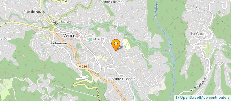 localisation de l'entreprise YOKE  VENCE