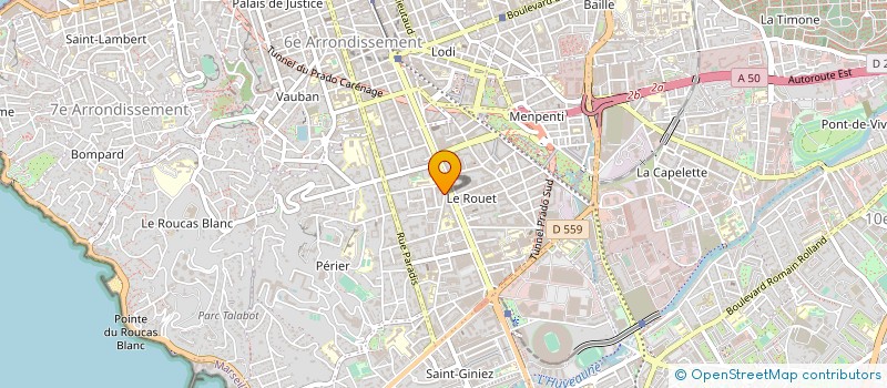 localisation de l'entreprise YOKEDA à MARSEILLE