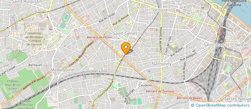 localisation de l'entreprise YOKO  BORDEAUX