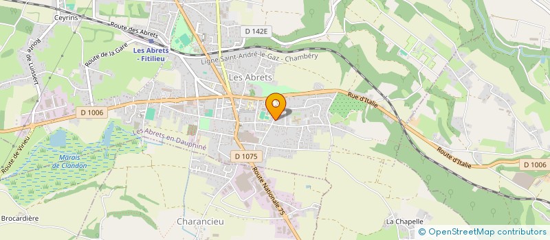 localisation de l'entreprise YOKO  LES ABRETS-EN-DAUPHINE