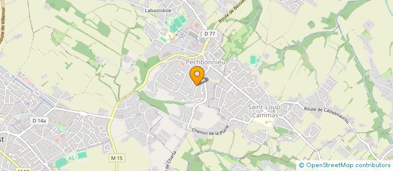 localisation de l'entreprise YOKO BARTHE  PECHBONNIEU